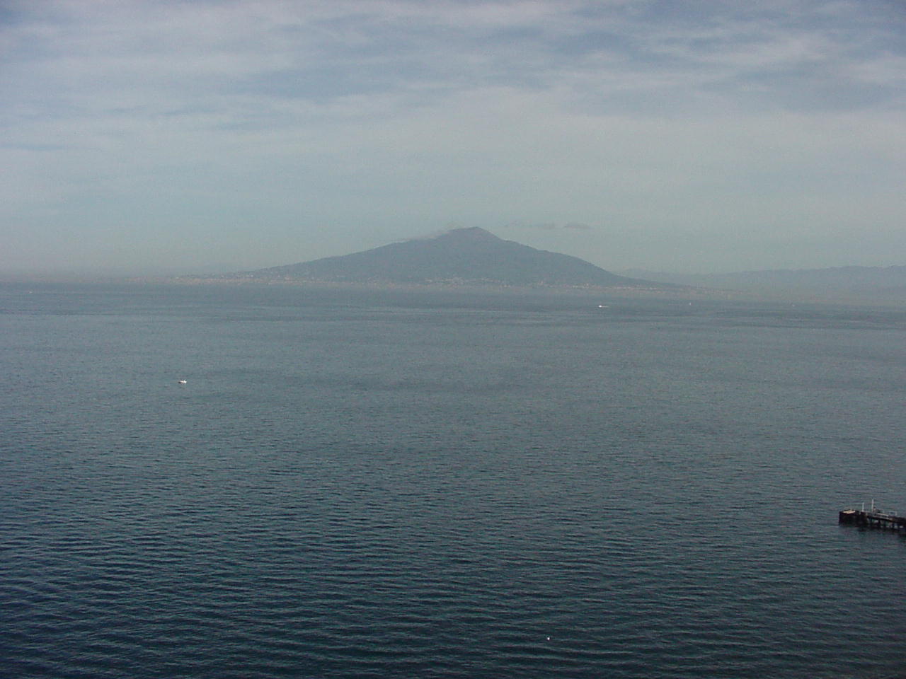 Mount Vesuvius from Capri
